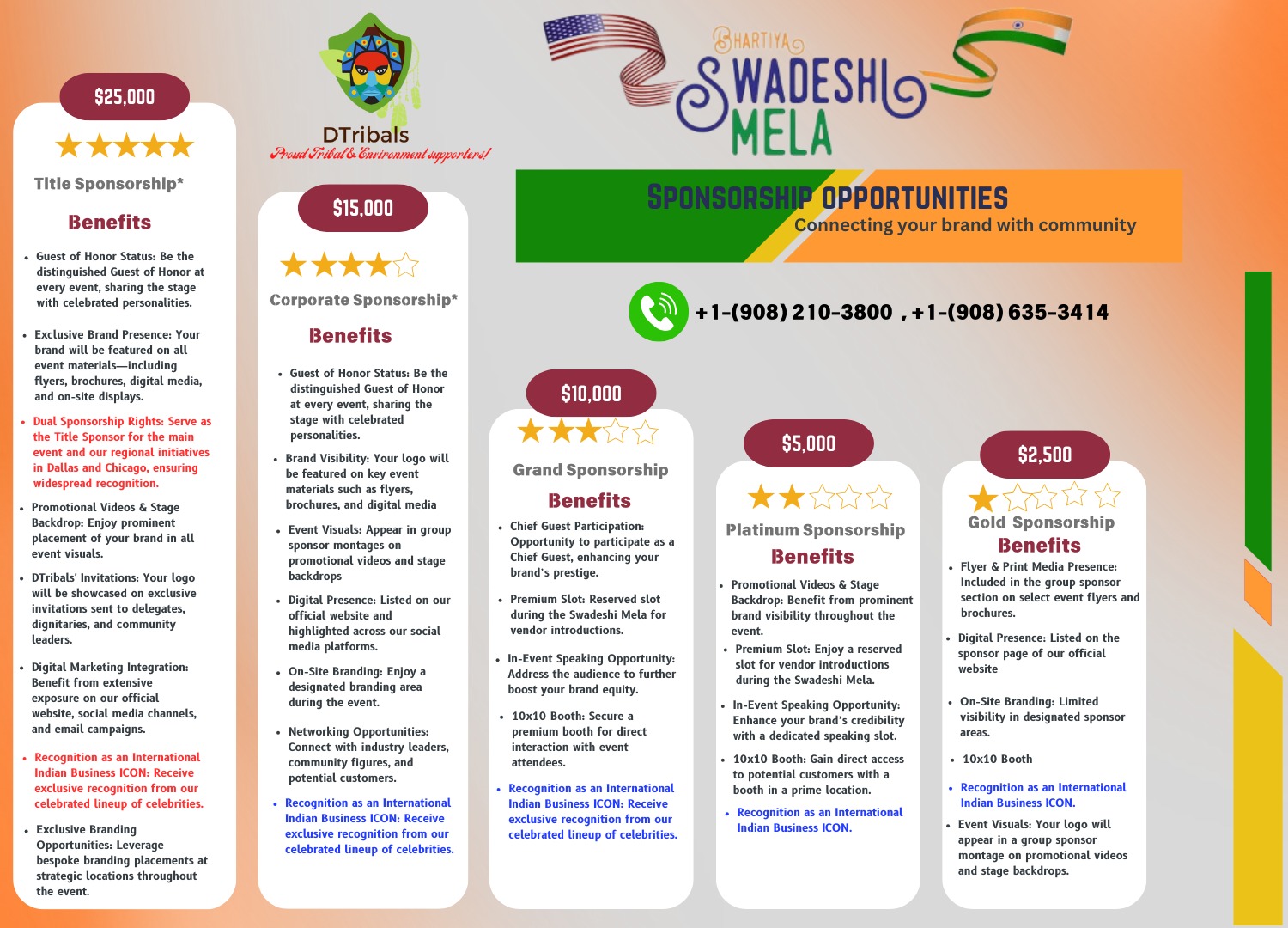 Sponsorship Price List