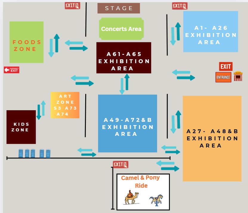 Swadesi Mela Exhibition Map 2025